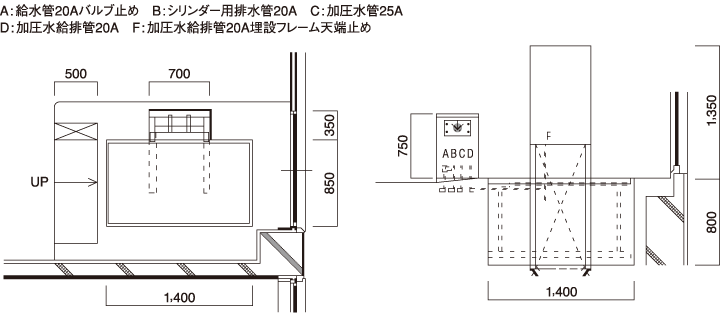 YES-1400SIDmini　特殊入浴装置ハートフルミニ（サイドサポートタイプ）